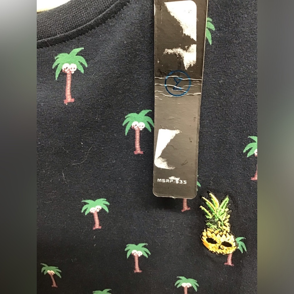 Men’s Test of Time Skull Pineapple and Coconut T-shirt Large - Picture 6 of 7
